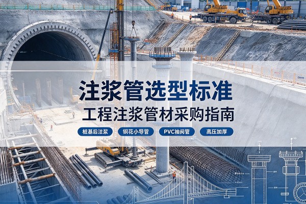 萝北注浆管选型标准
