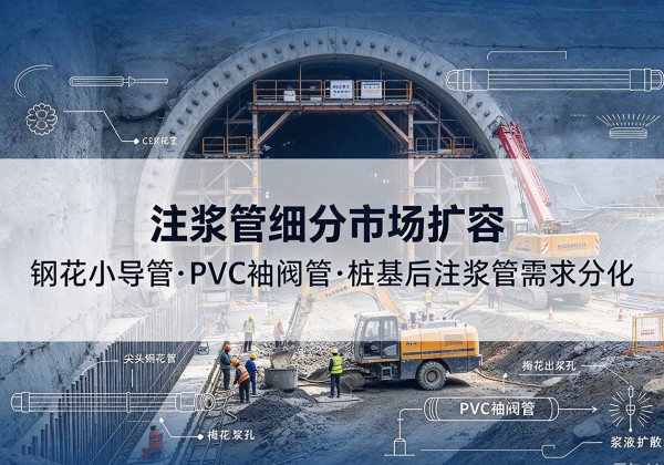萝北注浆管细分市场扩容，隧道钢花小导管、PVC 袖阀管、桩基后注浆管需求分化
